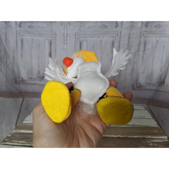 Vintage Annalee Doll Duck in Yellow Rain Boos with - Picture 6 of 7